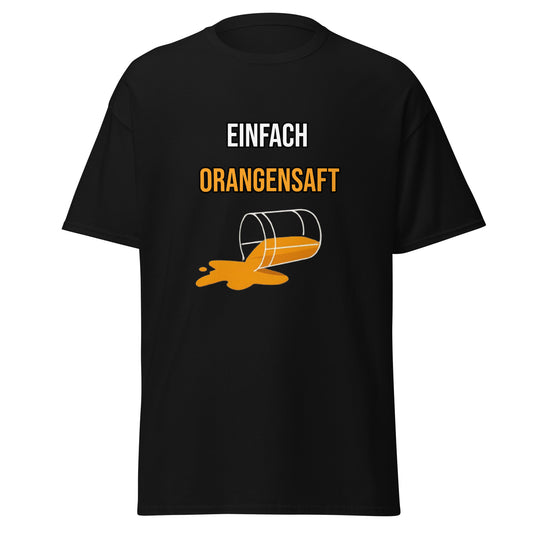 T-Shirt Einfach Orangensaft